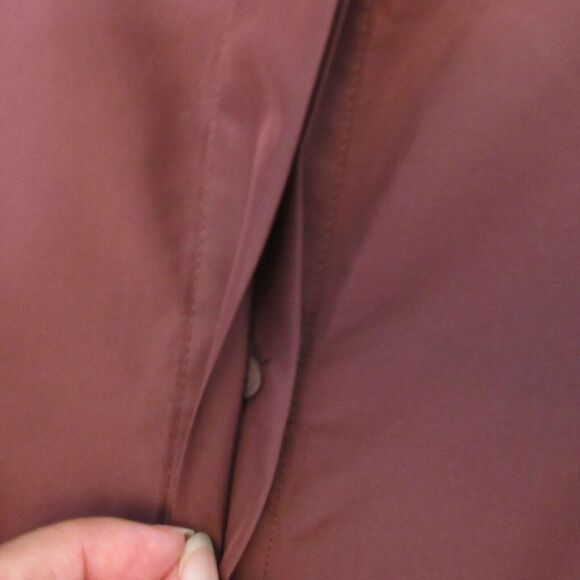 Express Boyfriend Portofino Top‎ XS Burgundy Relaxed Fit Conscious Edit - Picture 3 of 10